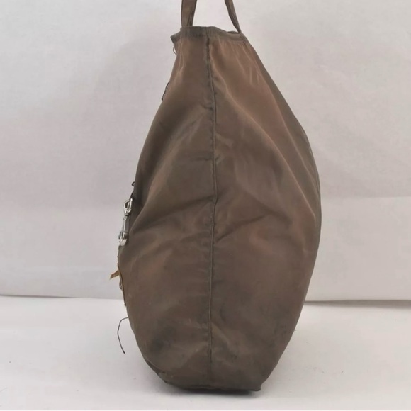 Prada Nylon Tessuto Robot Tote Bag/Shoulder Bag Olive Green | Women’s | Used | - Picture 4 of 14